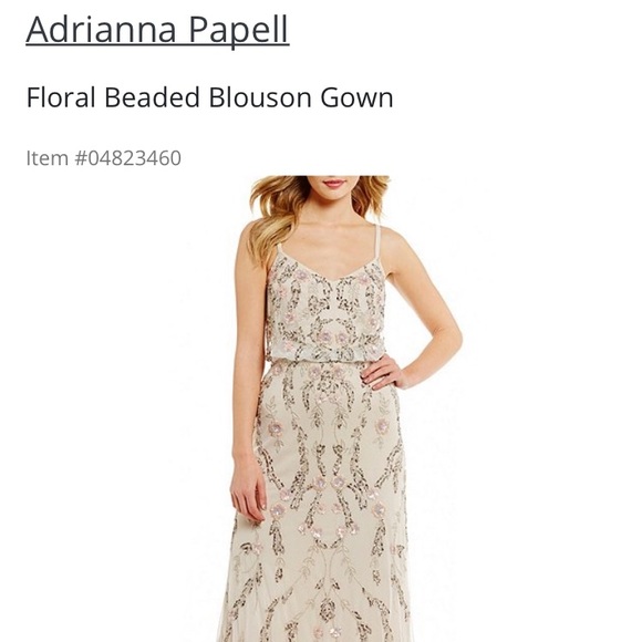 Adrianna Papell Dresses & Skirts - Adrianna Papell beaded gown